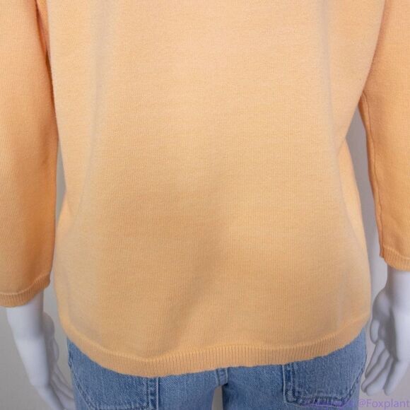 Lauren Ralph Lauren light yellow cardigan sweater, size Petite Small - Picture 11 of 16